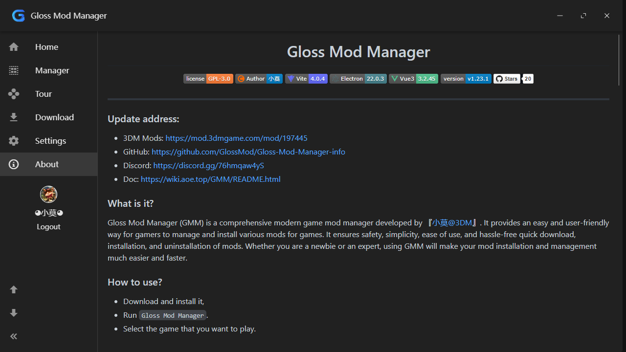 Gloss Mod Manager